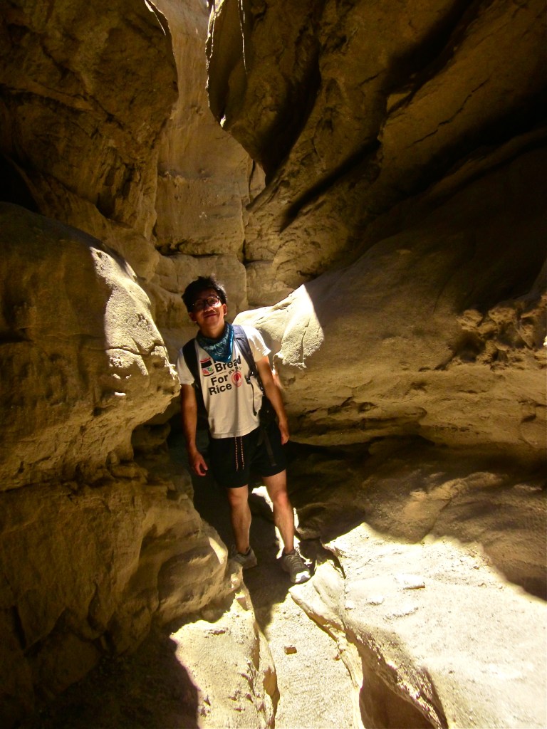 The Slot Canyon Anza Borrego