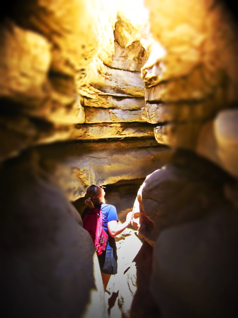 Slot canyon anza borrego