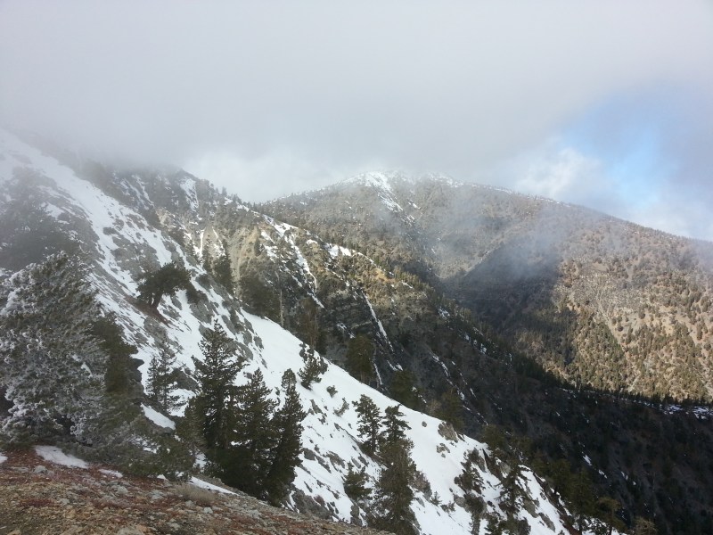 Beautiful day hiking mt. baldy