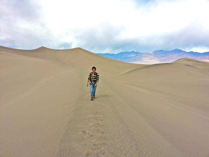 Mesquite sand dune death valley